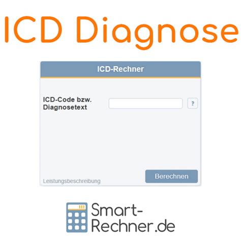 Diagnoseschlüssel: ICD